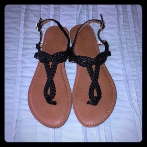 Merona black size 7 sandals